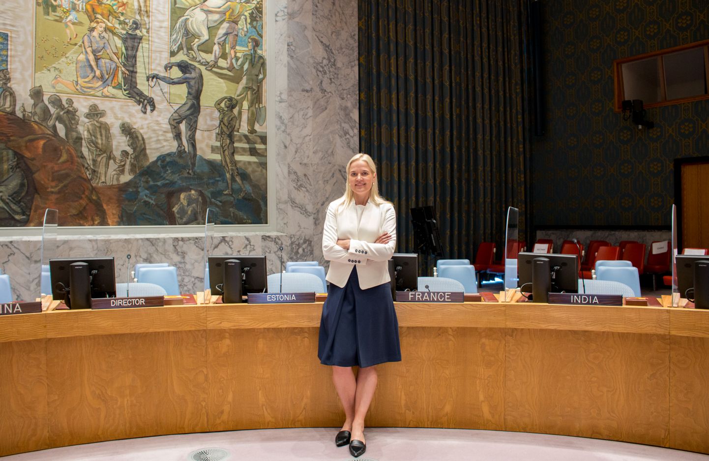 VÕRDNE: Eesti on ÜRO julgeolekunõukogus suurte riikidega võrdne, kinnitab Kristel Lõuk.