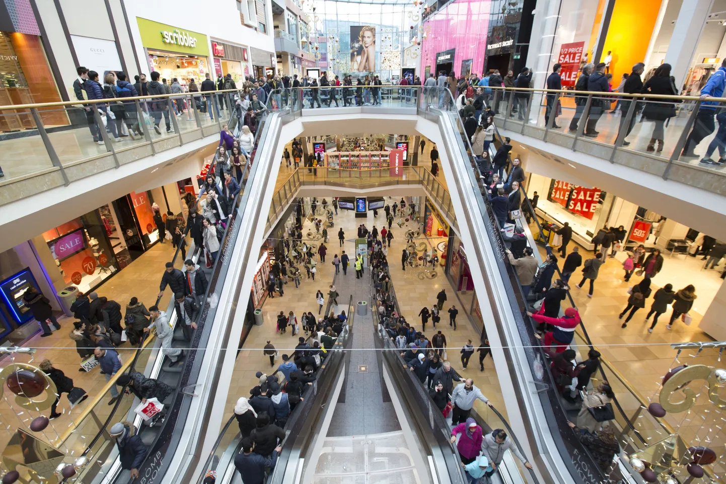 Bullring'i kaubanduskeskus Birminghamis, mis kuulub Hammersonile.