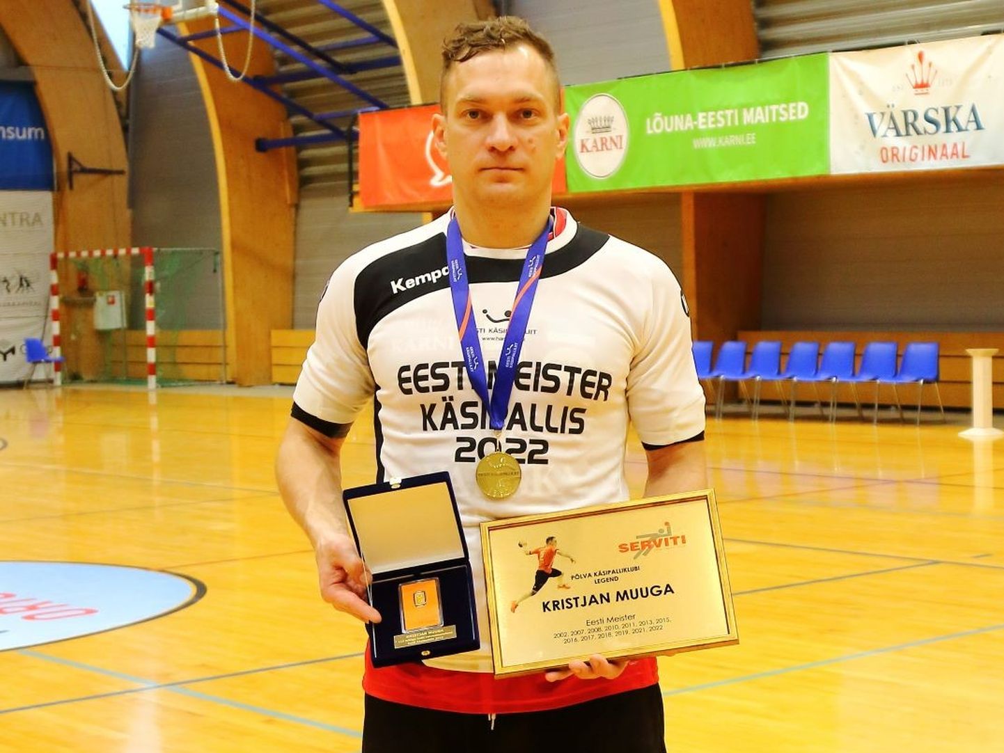 Kristjan Muuga – üle saja mängu Eesti koondises, Põlva Serviti legend ja värske Eesti meister.