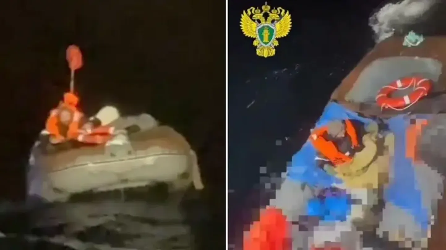 Дальневосточная транспортная прокуратура опубликовала кадры со спасенным мужчиной