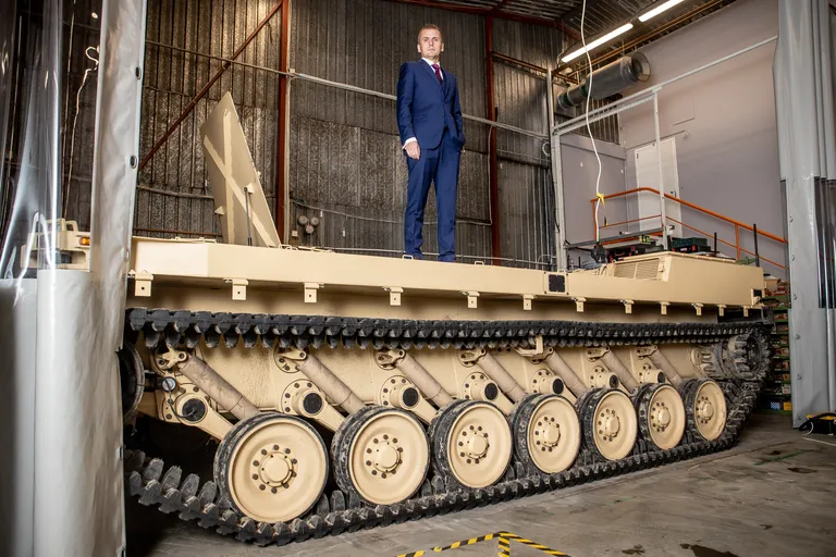 Tallinn Milrem Roboticsi asutaja ja suurosanik Kuldar Väärsi.