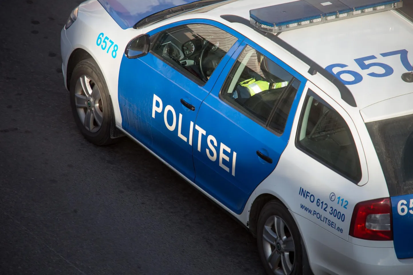 Politseiauto. Foto on illustratiivne.