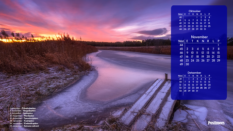 Novembri kalender 2026