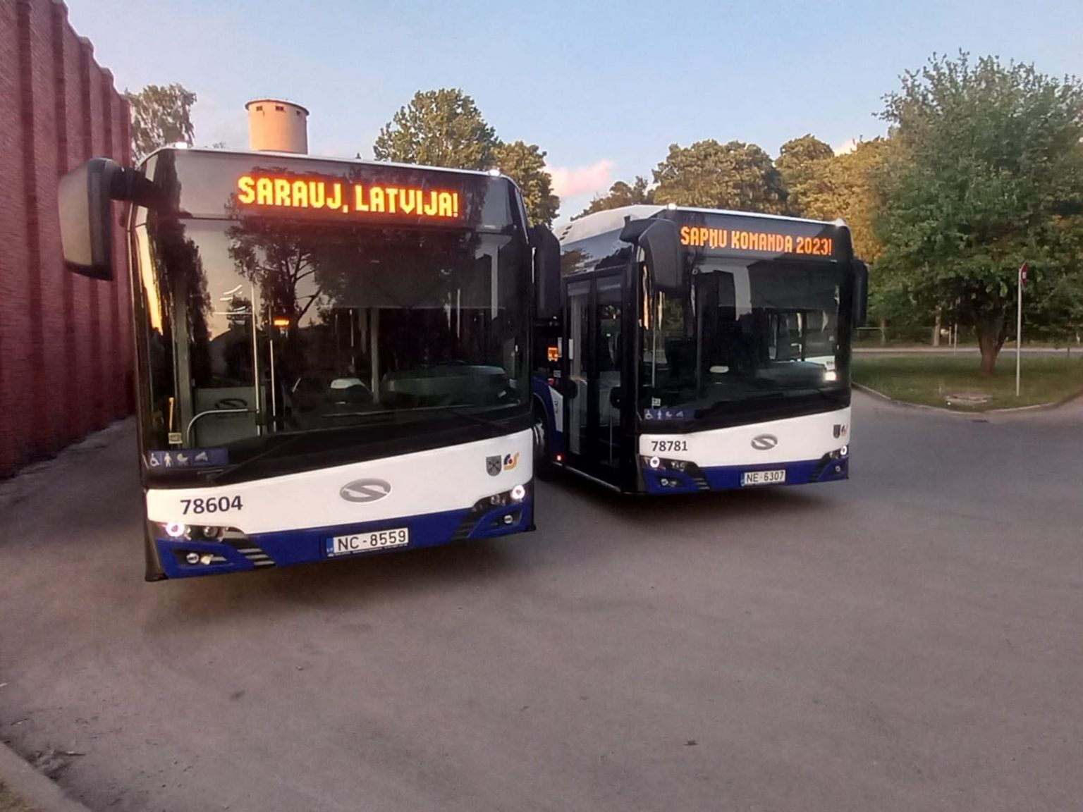 "Rīgas satiksmes" autobusi. Ilustratīvs foto