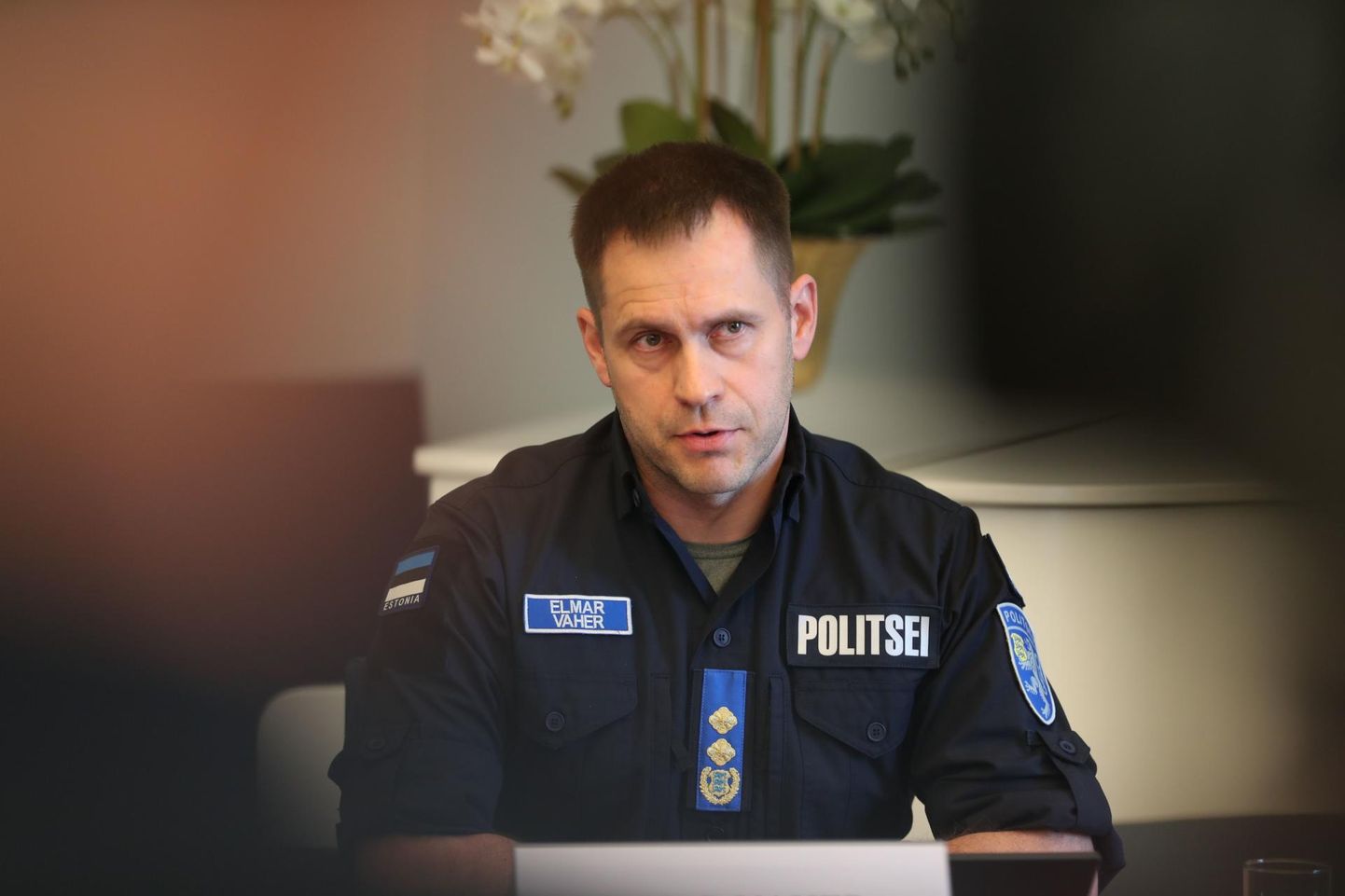 Глава Департамента полиции и погранохраны Эльмар Вахер.