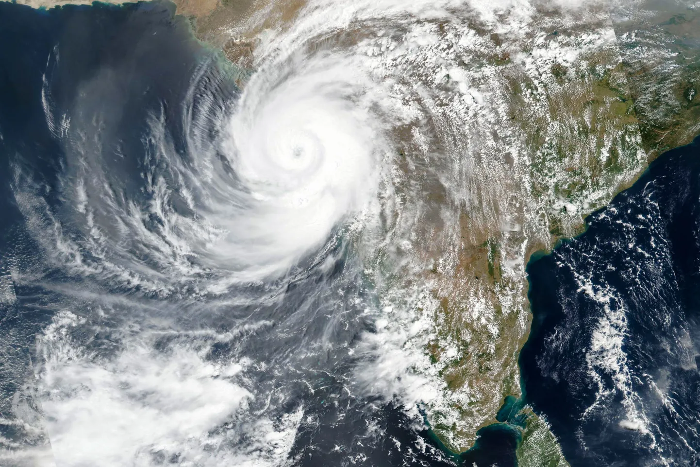 Satelliidi pilt tsüklonist Lõuna-Aasias.