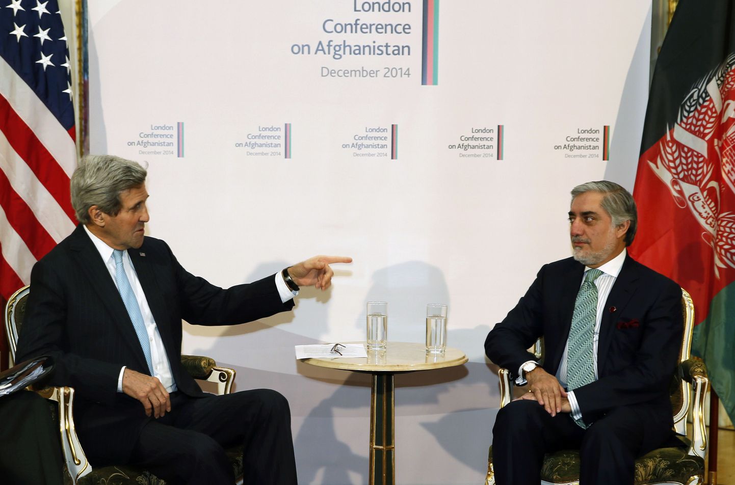 USA välisminister John Kerry ja Afganistani täitevvõimu juht Abdullah Abdullah
