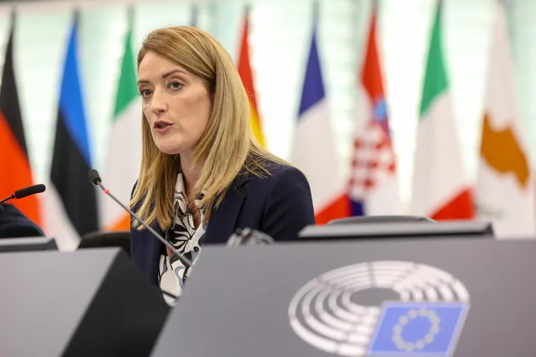 Euroopa Parlamendi president Roberta Metsola.
