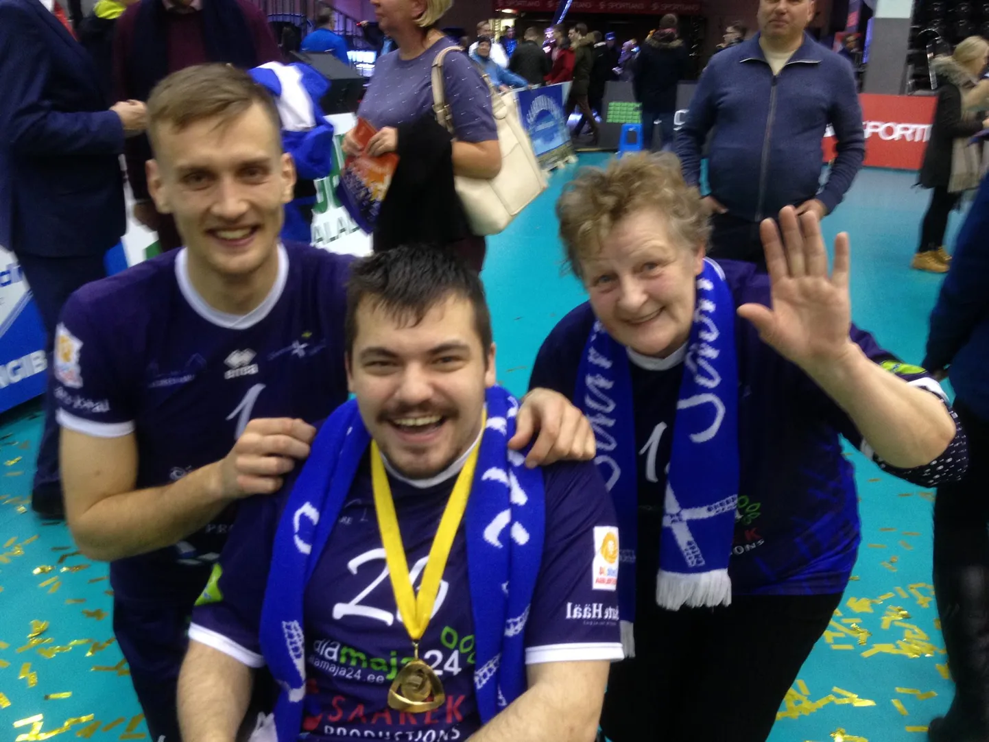 Matej Hukel, Hannes ja Vaike Ränk.
