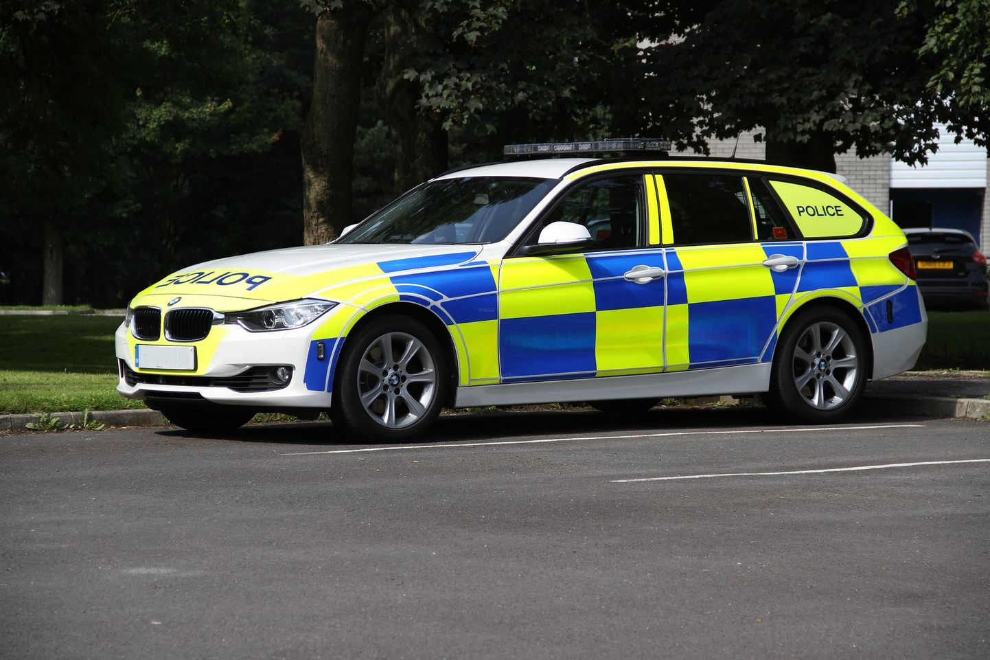 Lielbritānijas policijas auto. Ilustratīvs attēls