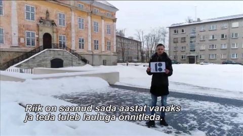 Reporter: Narva räppar Stuf kinkis Eestile sünnipäevaks laulu