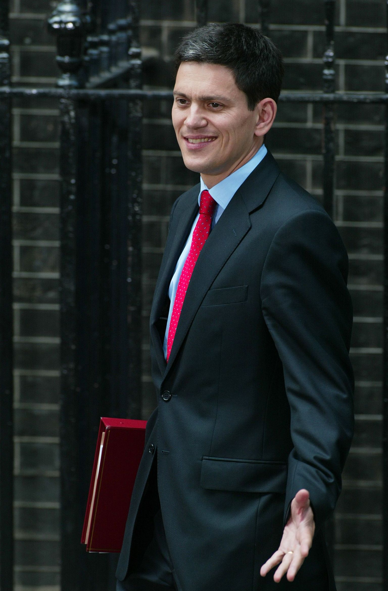 David Miliband Gordon Browni valitsuse välisministrina Downing Streetil.
