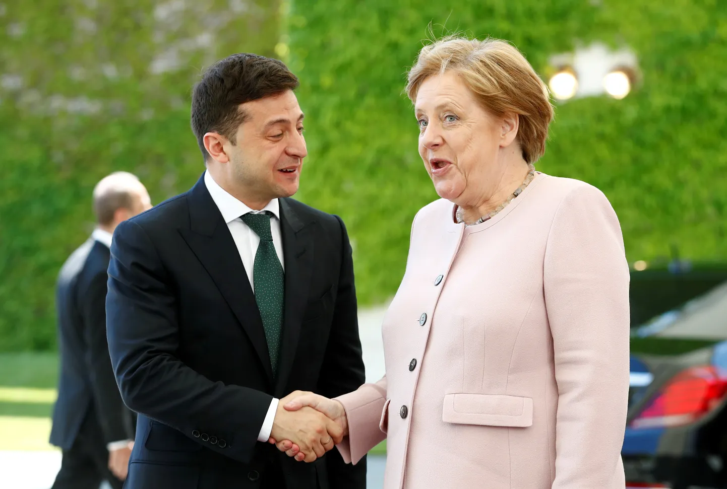 Владимир Зеленский и Ангела Меркель.