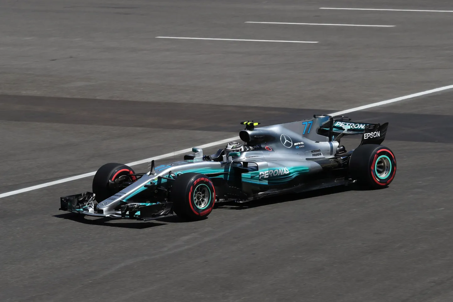 Valtteri Bottas Bakuu ringrajal.