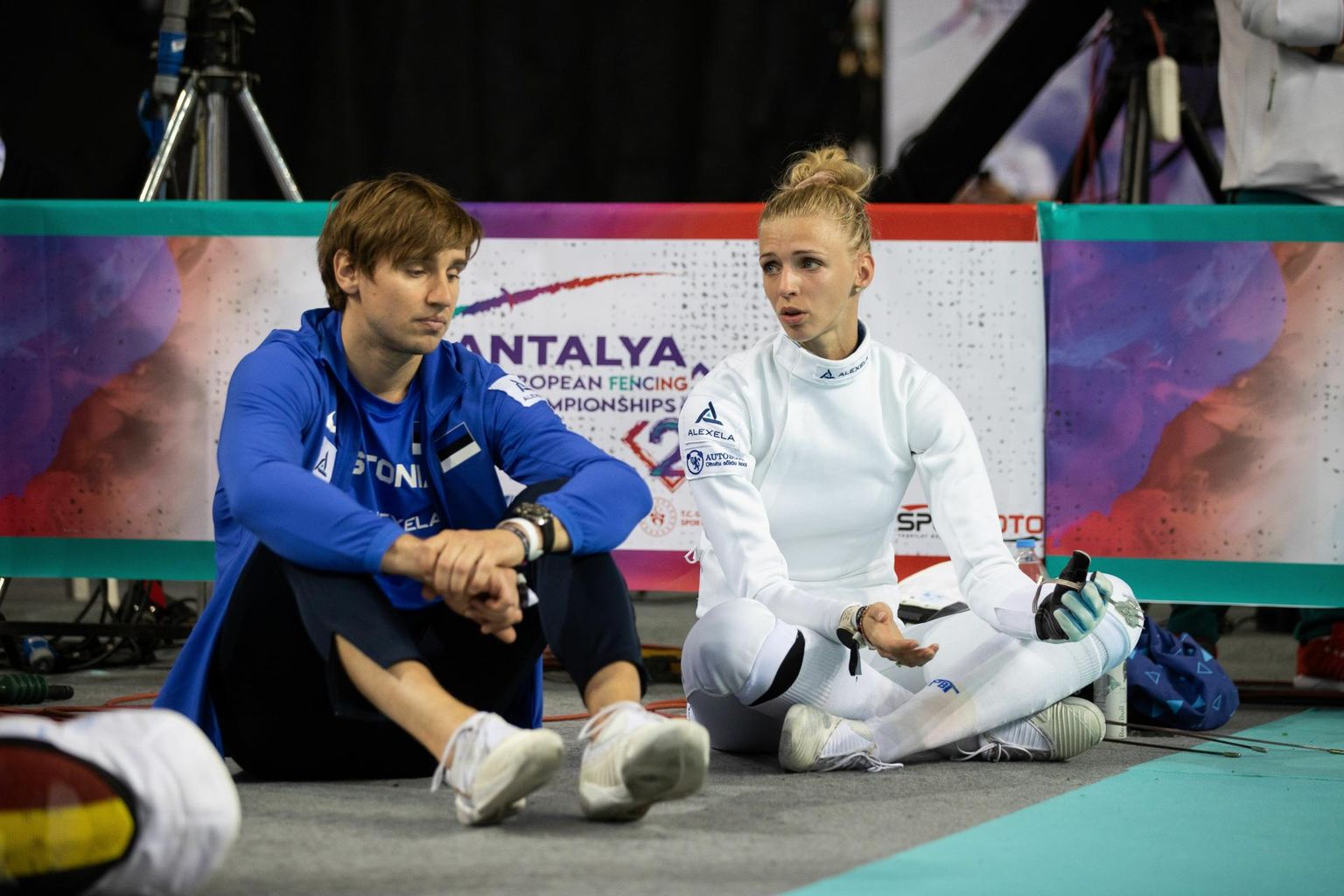 Nikolai Novosjolov Antalya EMil koos hoolealuse Katrina Lehisega.