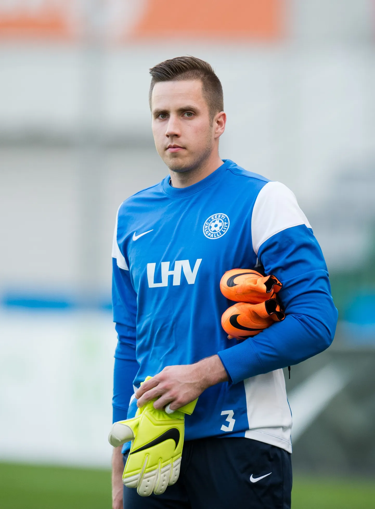 Marko Meerits Eesti koondise särgis.