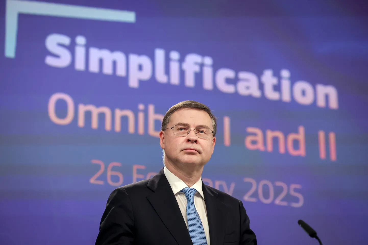 ES ekonomikas un produktivitātes, īstenošanas un vienkāršošanas komisārs Valdis Dombrovskis