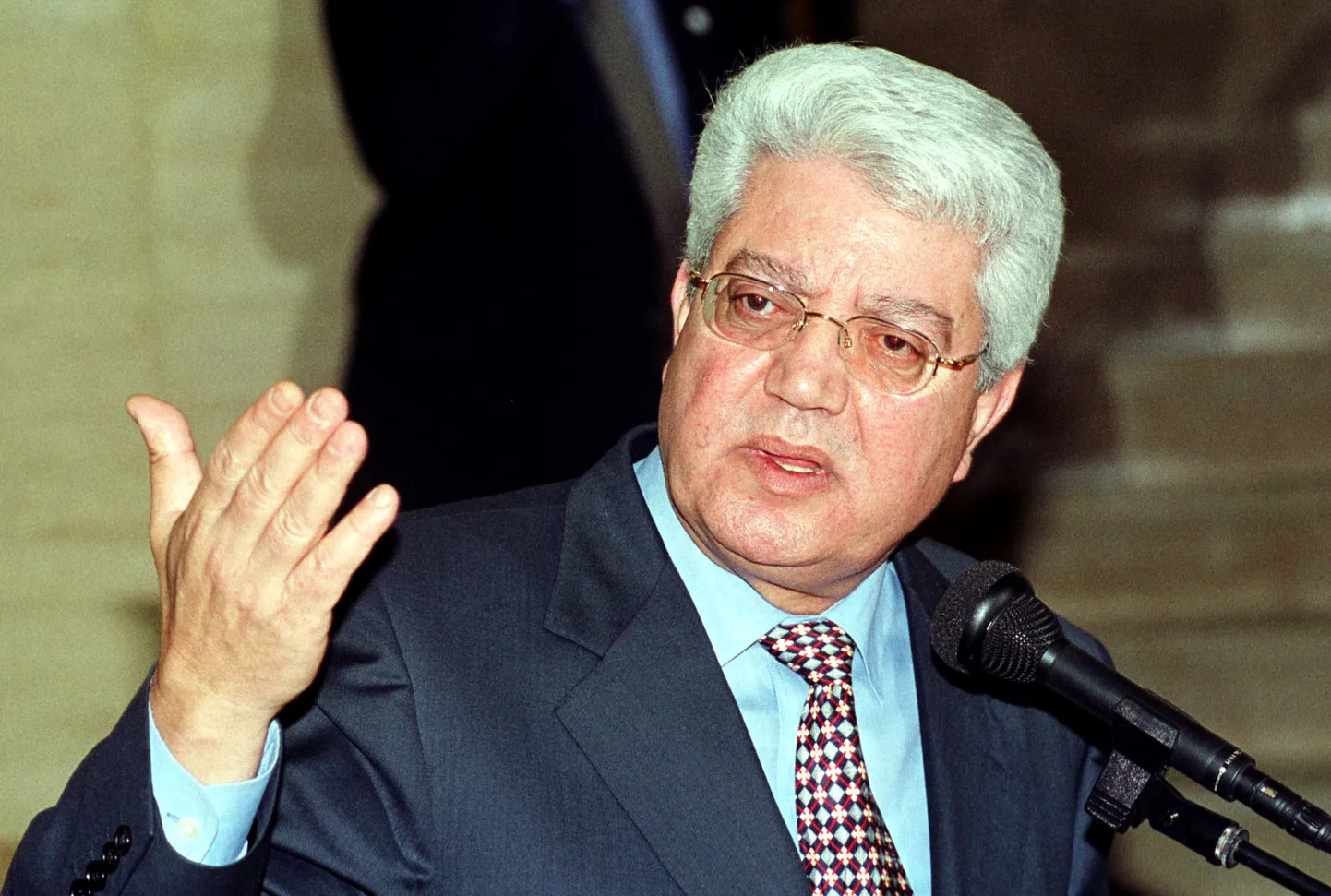 Iisraeli endine välisminister David Levy (1937-2024).