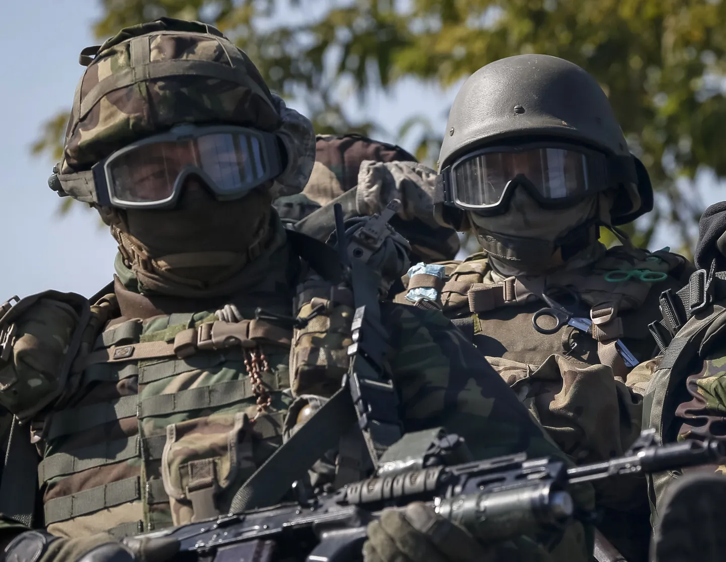 Ukraina eriüksuslased Kramatorskis