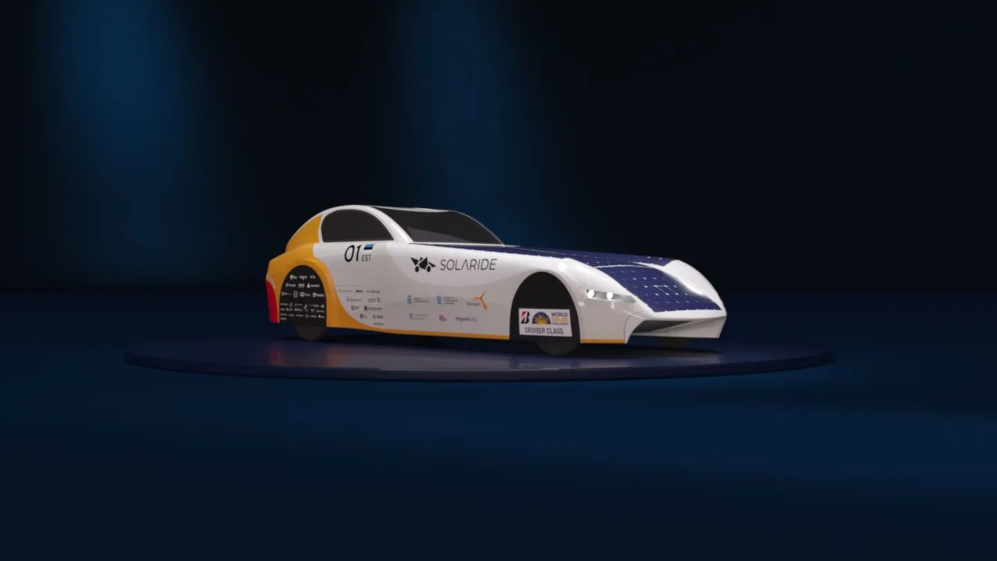 Uue päikeseauto esialgne 3D mudel näeb välja selline. taolise masinaga kavatsetakse minna kuueks päevaks Austraalia päikese alla.