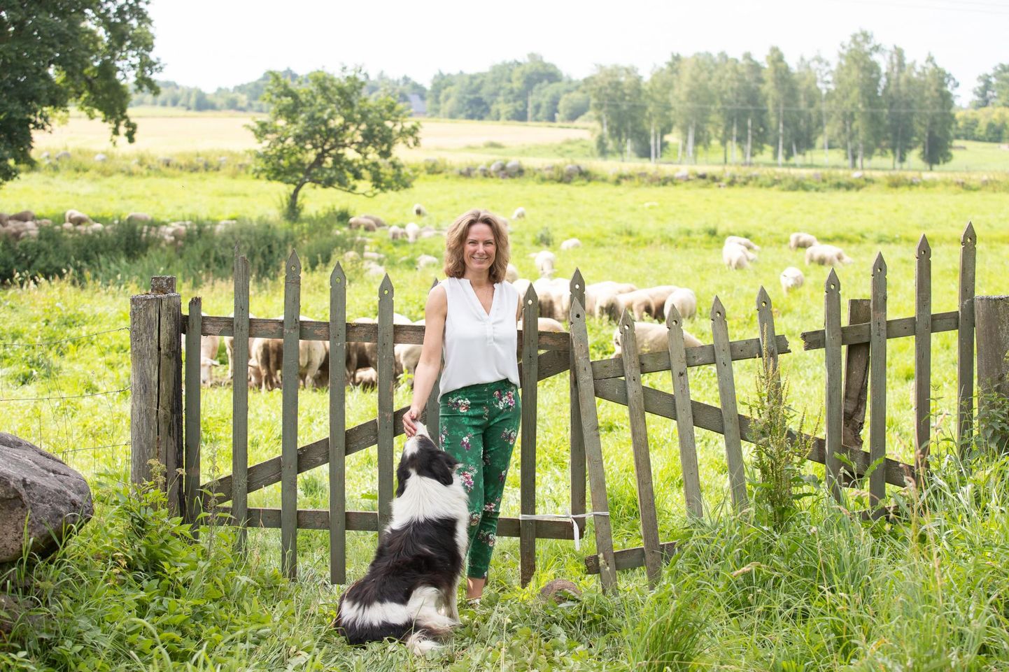 Lambakasvatusega tegelev Pille Hammerbeck on üks aasta põllumehe tiitli nominente.