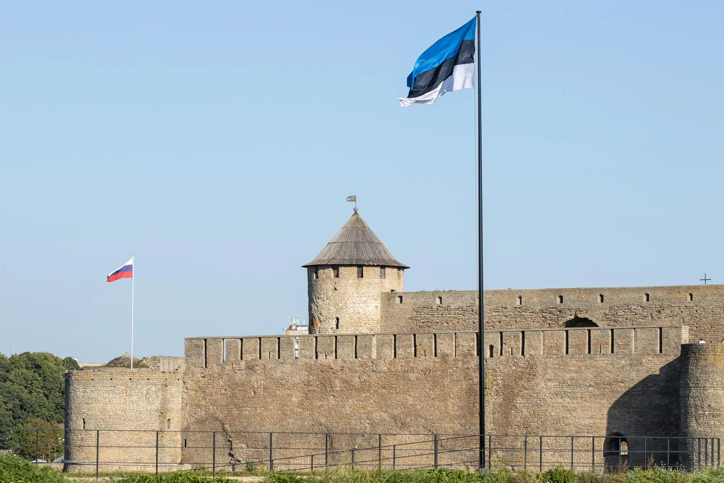 Narva linnus. Pilt on illustreeriv.
