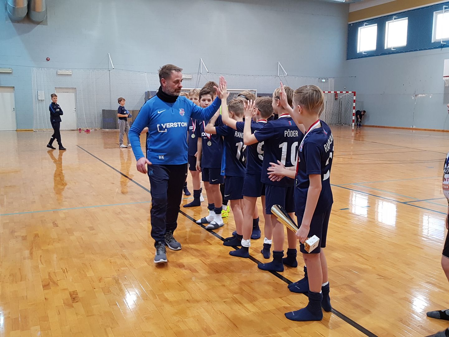 Paide Linnameeskonna U14 poiste treener Veiko Kurim jäi mängupildiga üldjoontes rahule.