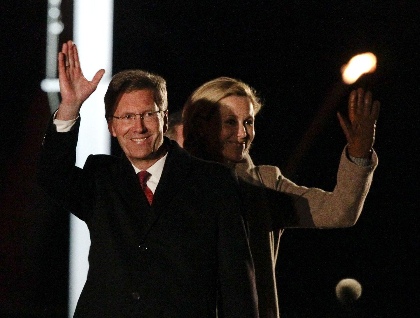 Endine Saksamaa president Christian Wulff abikaasa Bettinaga.
