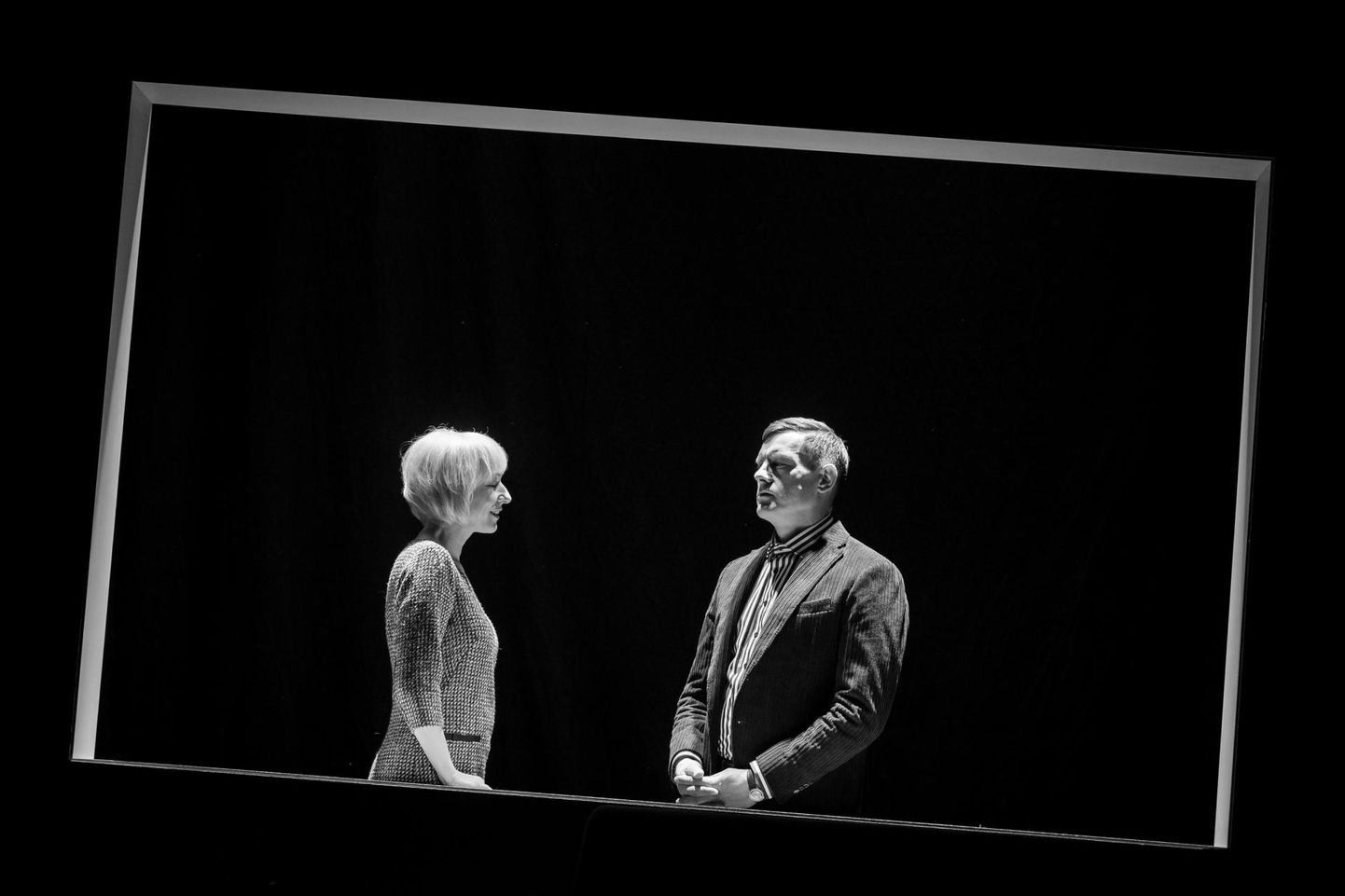 Theatrumi lavastuses «Felicitas» on partneriteks Liina Olmaru ja Jan Uuspõld.