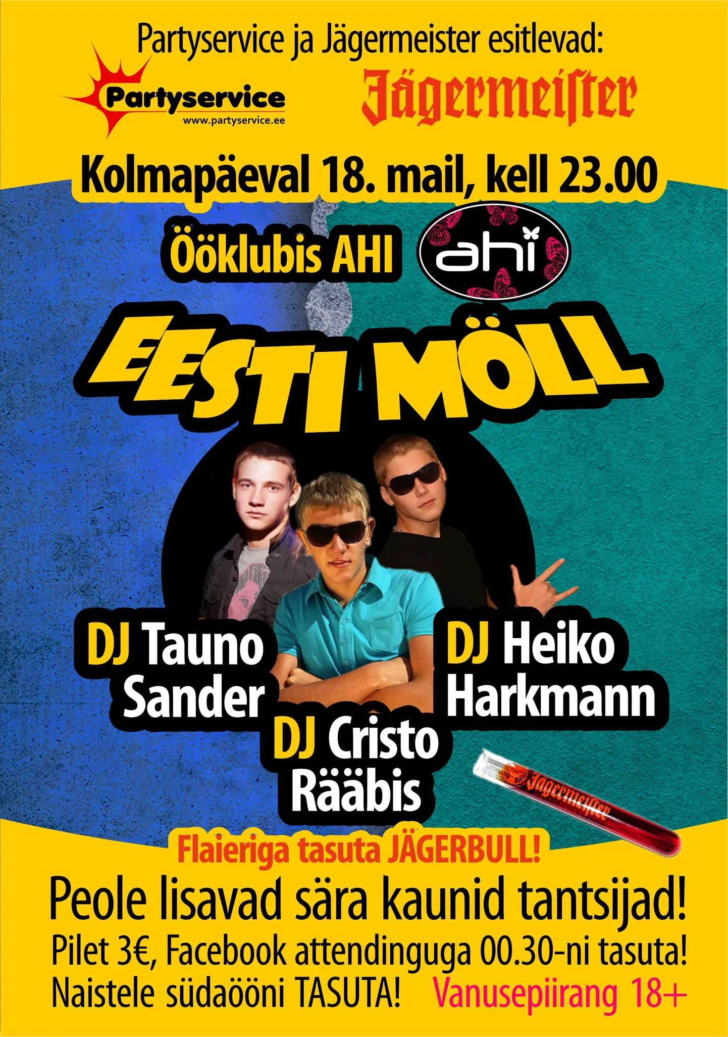 Kolmapäeva kuumim pidu Ahjus!