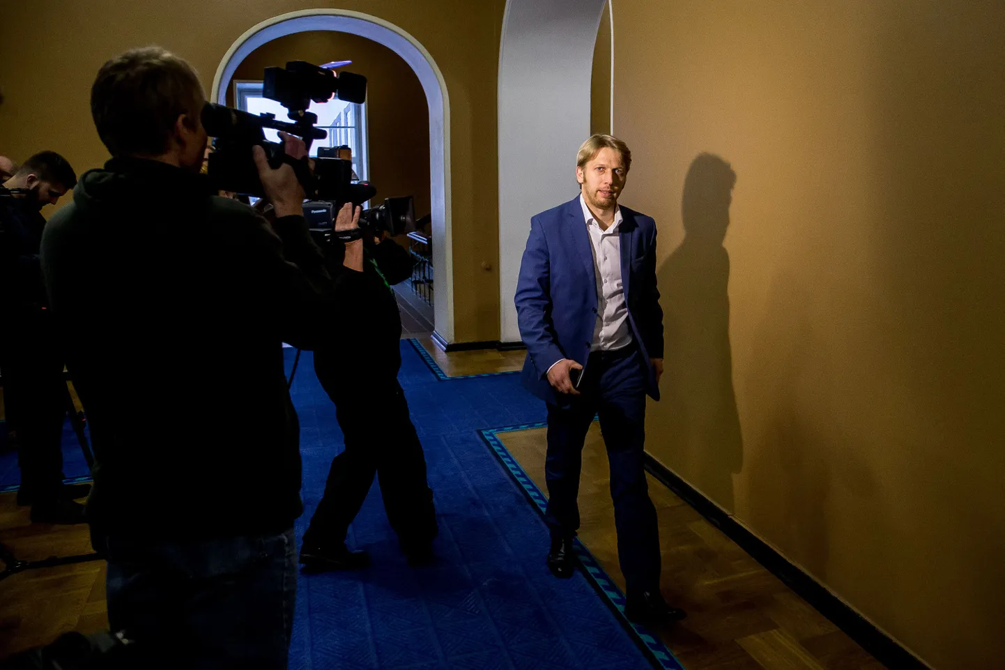 Keskerakonna aseesimees Jaanus Karilaid.