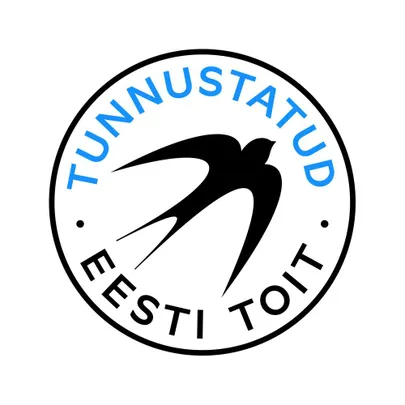 Pääsukesemärk näitab, et toote põhitooraine pärineb täielikult Eestist.