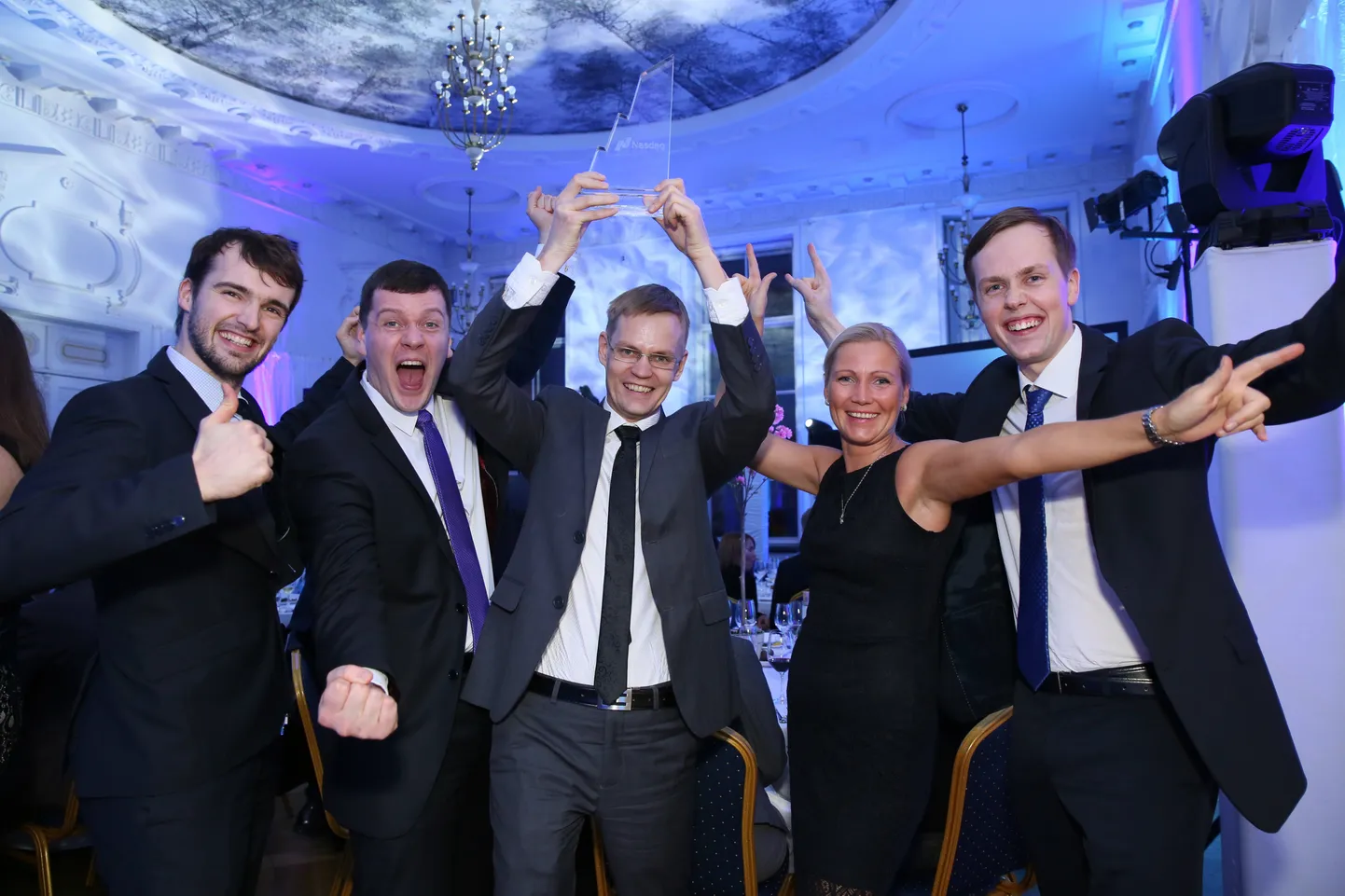 Möödunud aastal parima börsiliikme tiitli võitnud LHV tiim