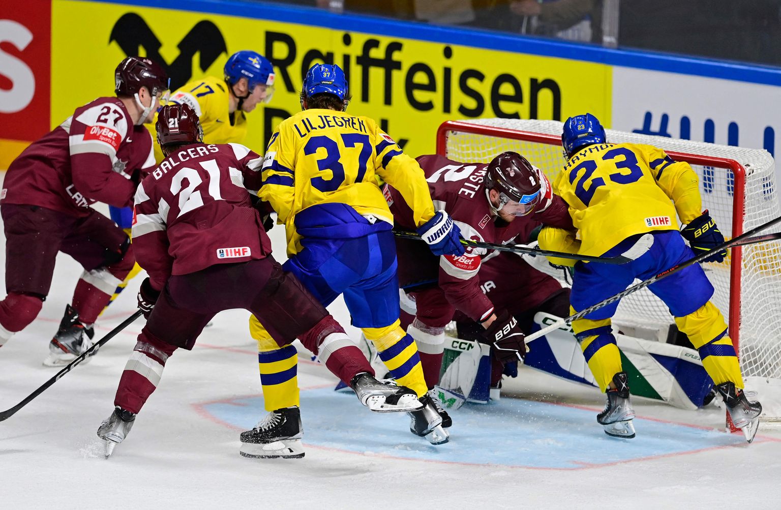 Läti alistas MMi veerandfinaalis 3:1 Rootsi.