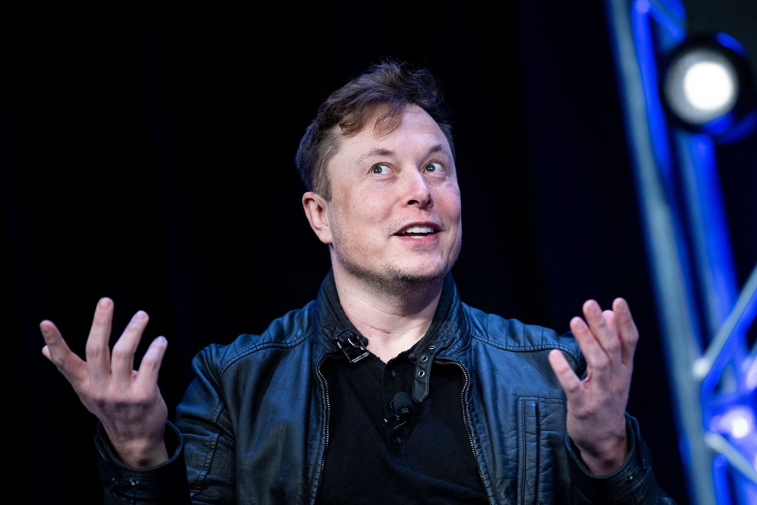 Elon Musk esinemas 11. aprillil 2022 Washingtonis kosmoseteemalisel konverentsil