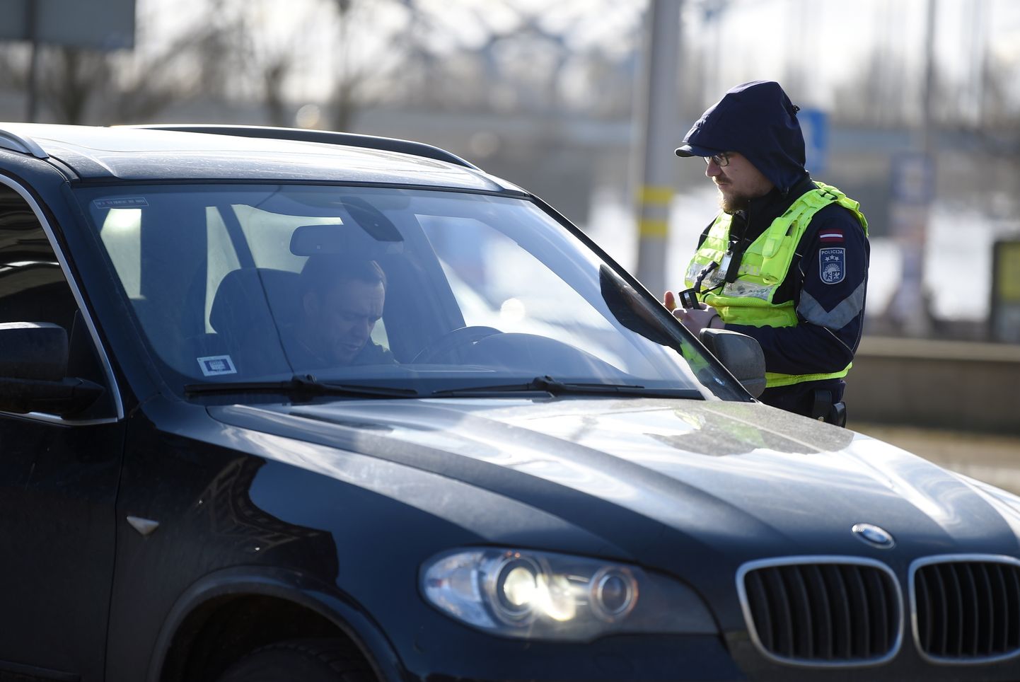 Läti politsei korraldatud reid.