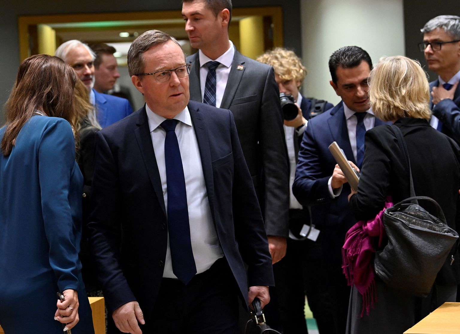 Soome majandusminister Mika Lintilä mullu sügisel Brüsselis ELi energiaministrite kokkusaamisel.