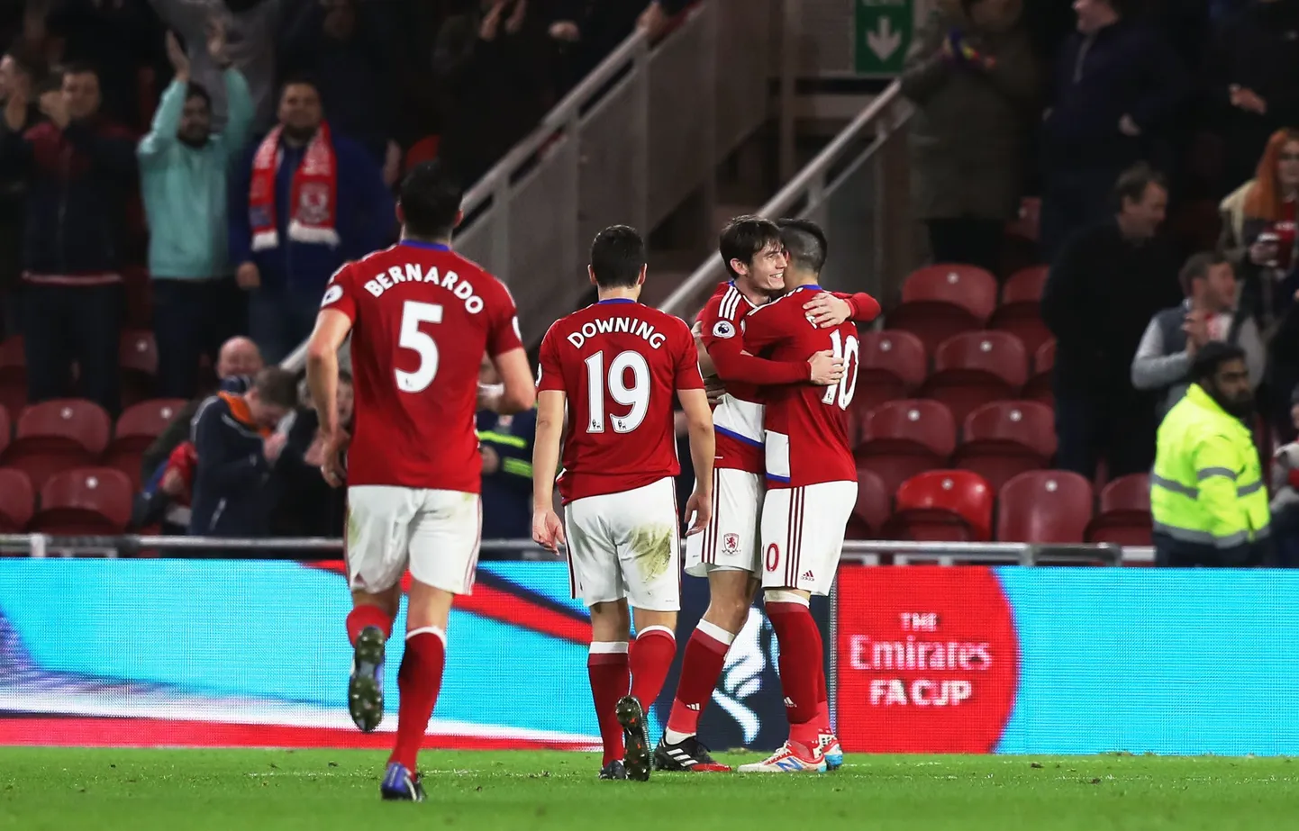 Middlesbrough' mängijad.