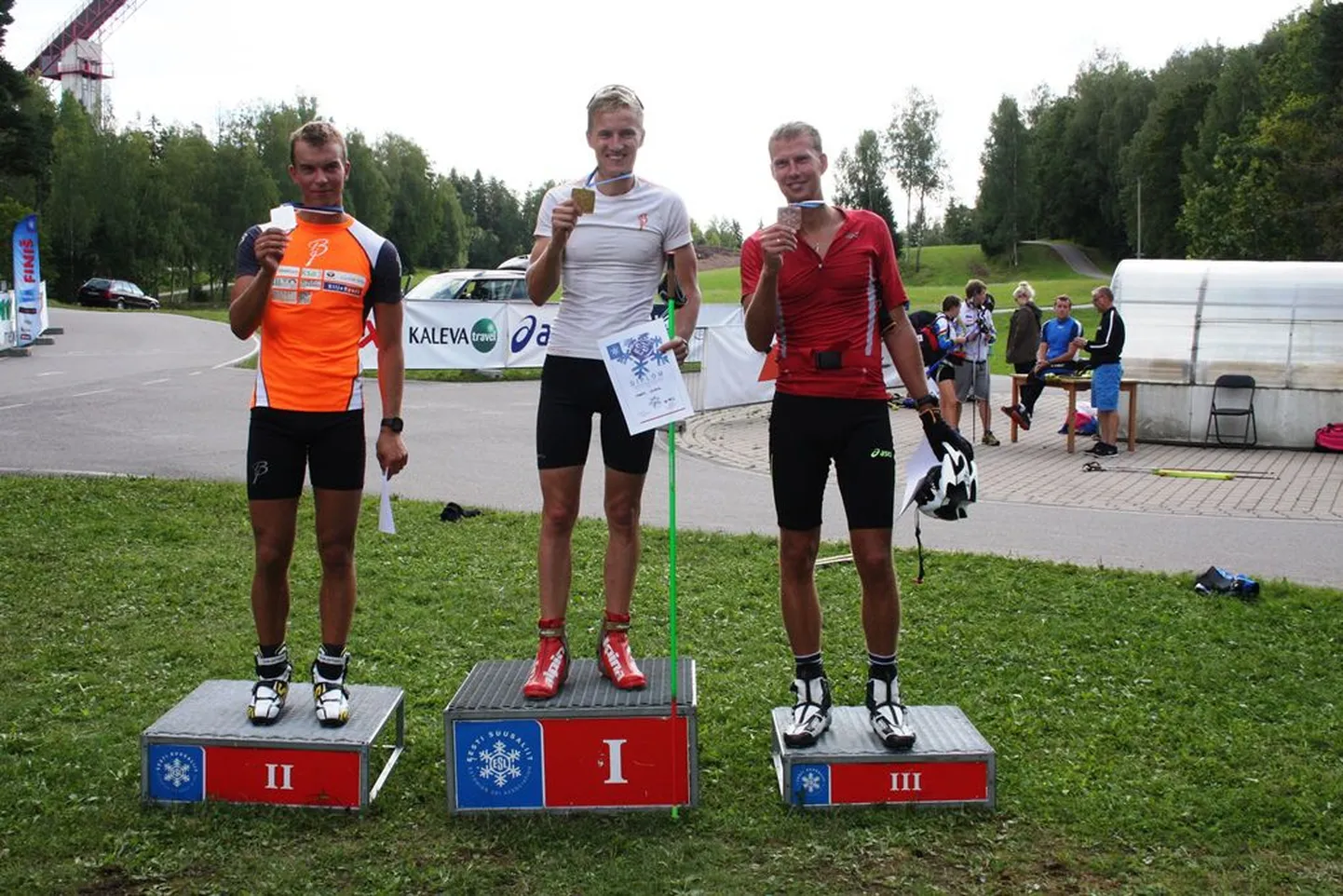 Meeste esikolmik: (vasakult) Raido Ränke, Martti Himma, Aivar Rehemaa.