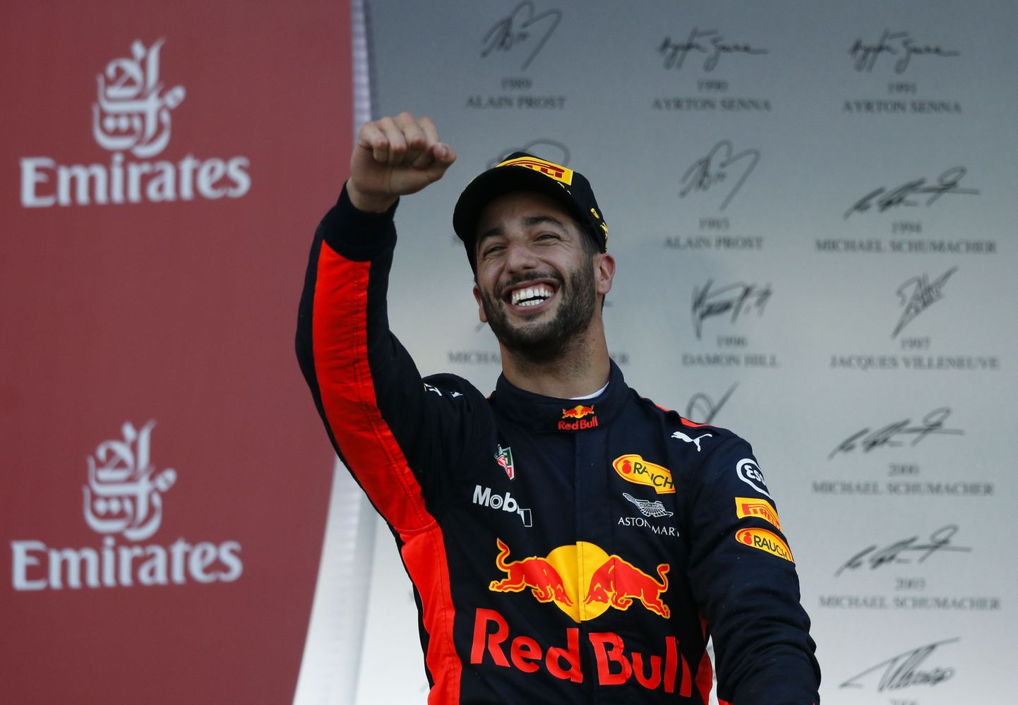 Võitja Daniel Ricciardo.