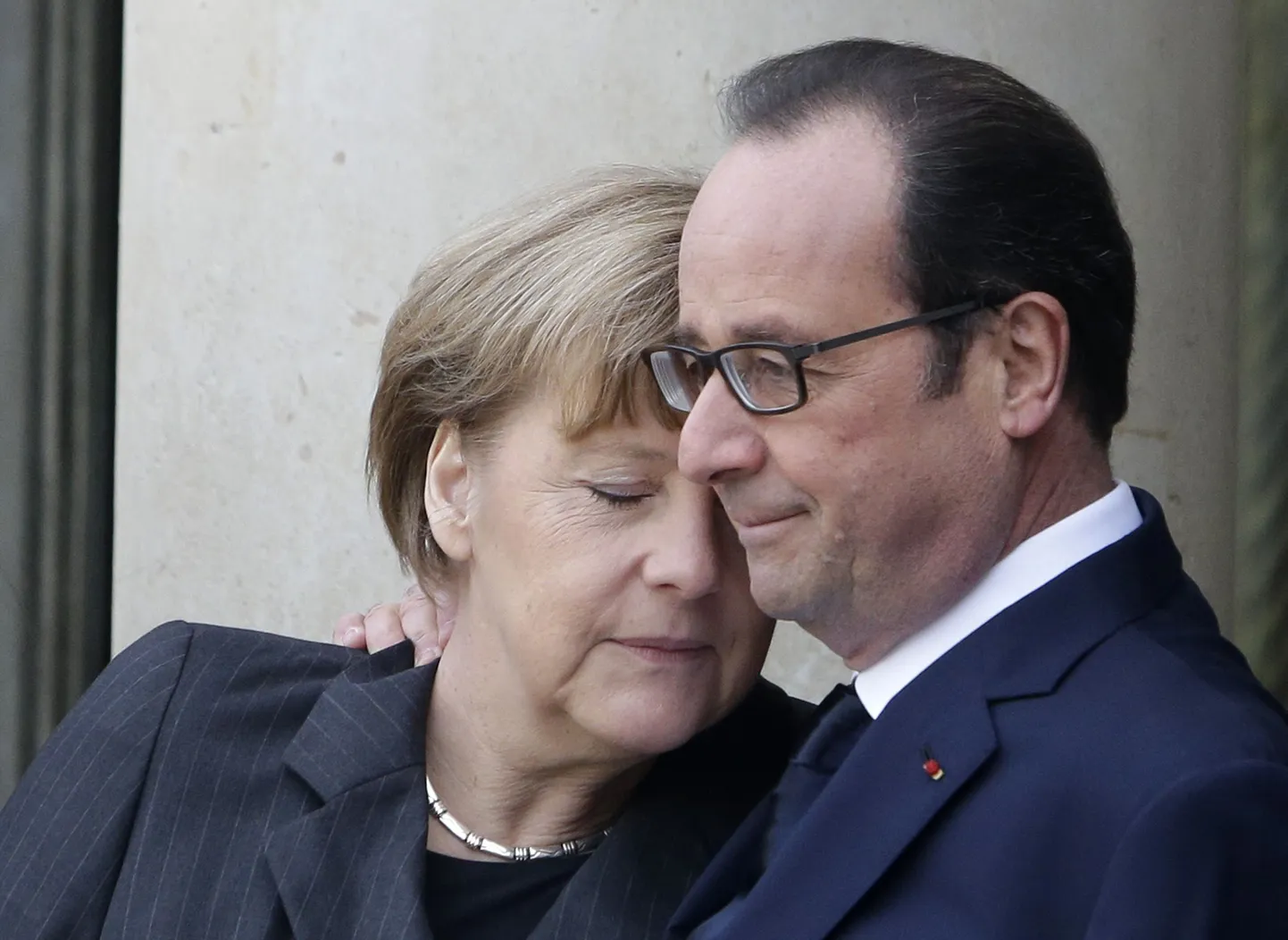 Канцлер Германии Ангела Меркель и президент Франции Франсуа Олланд.