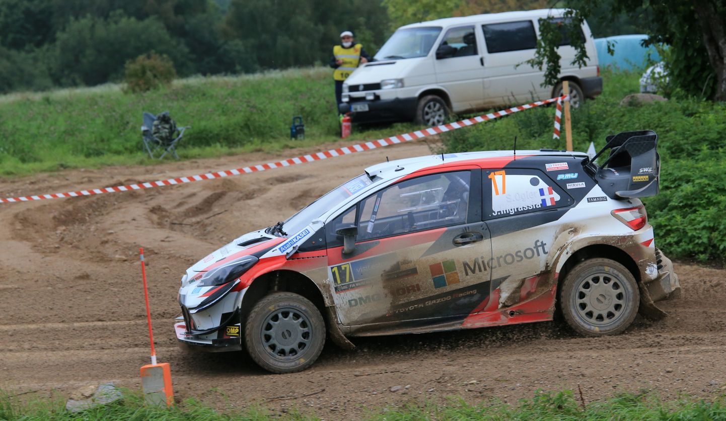 Sebastien Ogier Rally Estonial.