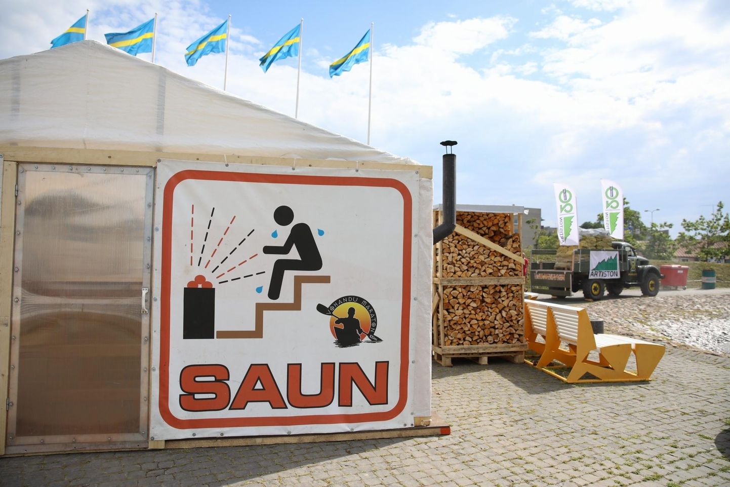 Järgmisel suvel pannakse saunafestivali telgid Rakvere kesklinna asemel püsti hoopis Võsu rannamändide all.