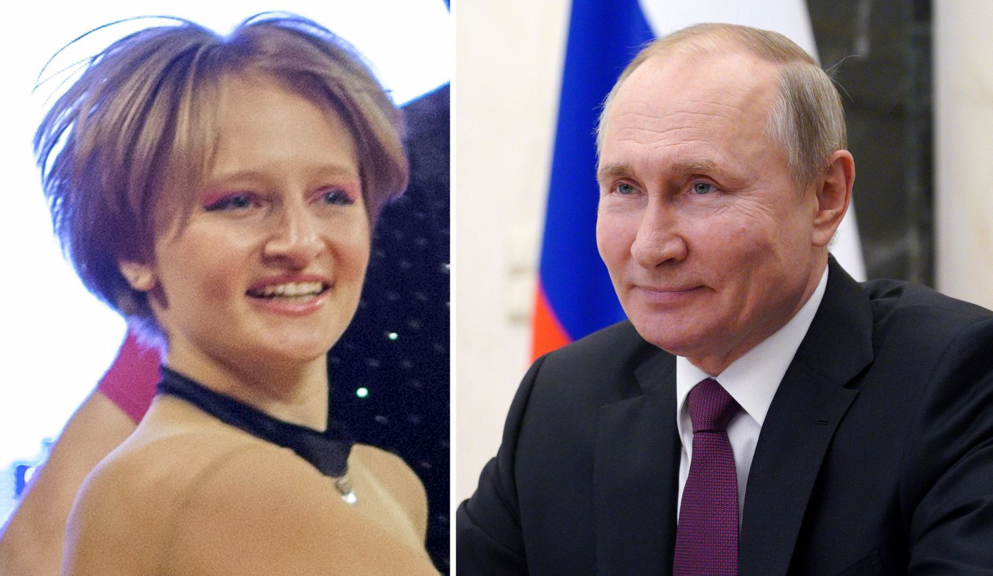 Jekaterina Tihonova, Krievijas prezidents Vladimirs Putins.