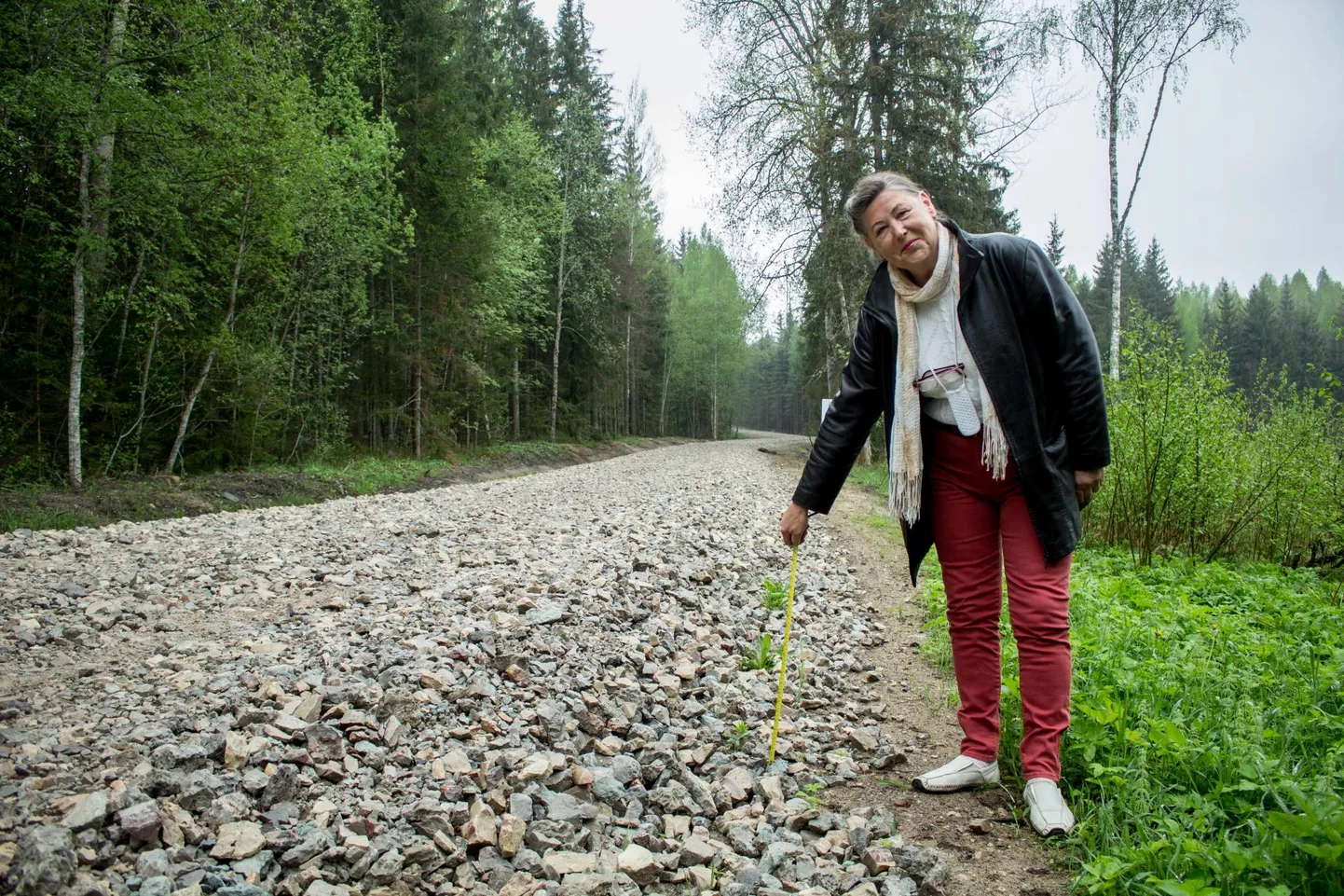 Valga vallavolinik Siiri Reiljan sai ehmatuse osaliseks, kui nägi, et talle sümpaatne metsatee nüüd jämeda killustikuga kaetud on. RMK esindaja sõnul tuleb pealmine kiht siiski peenem.
