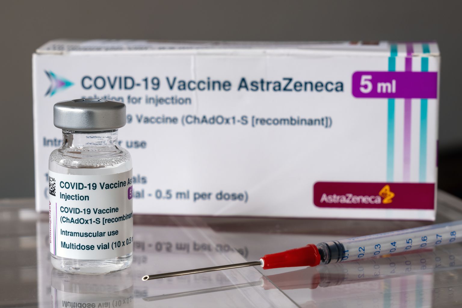 AstraZeneca vakcīna. Ilustratīvs foto