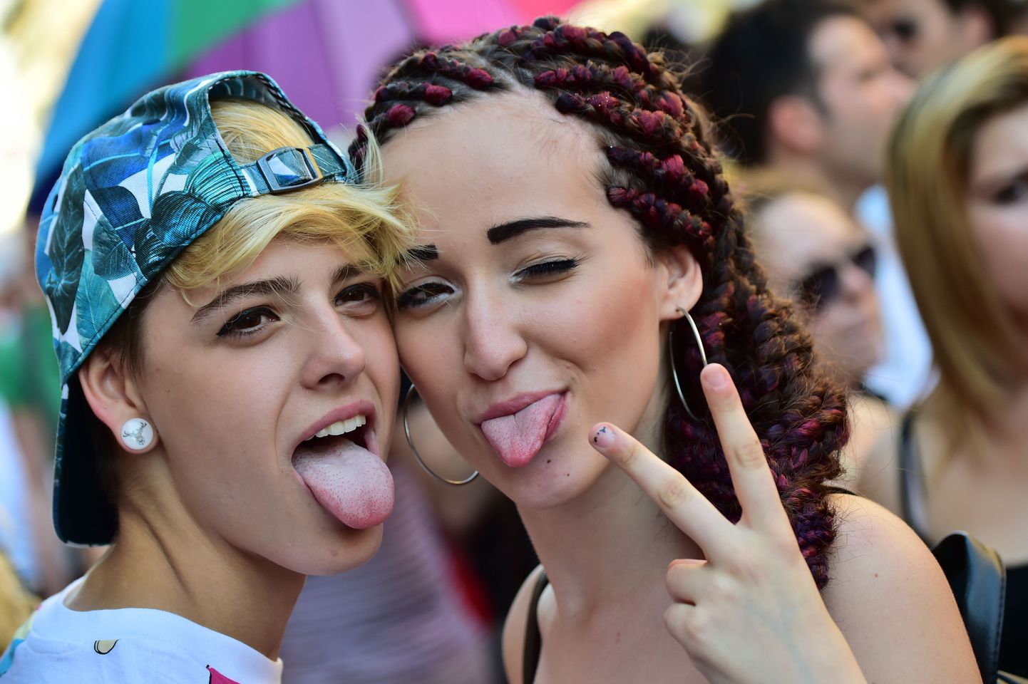 LGBT-paraadil osalejad 2015. aasta juulis Milaanos.