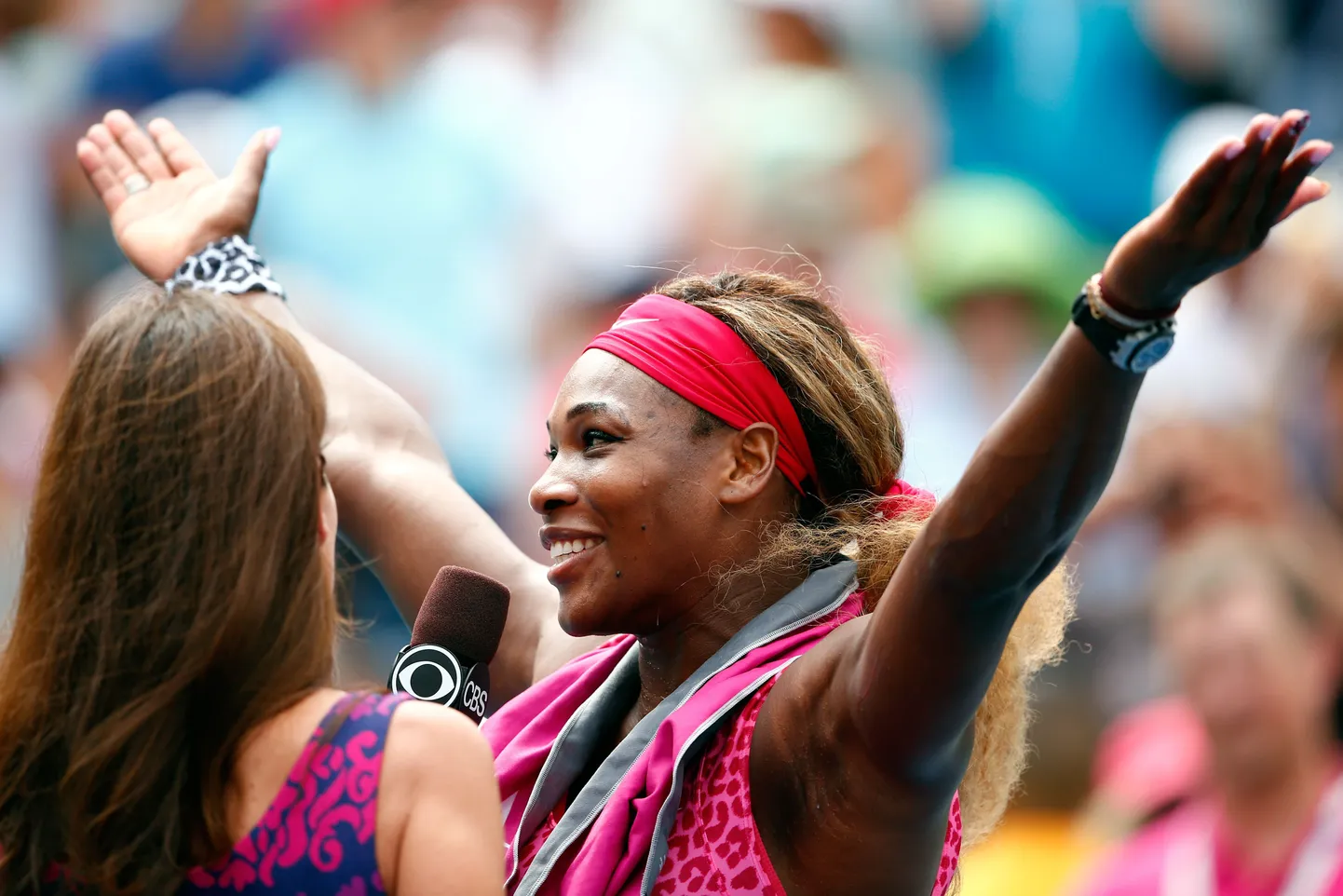 Kaia Kanepi ja Serena Williamsi kohtumine.