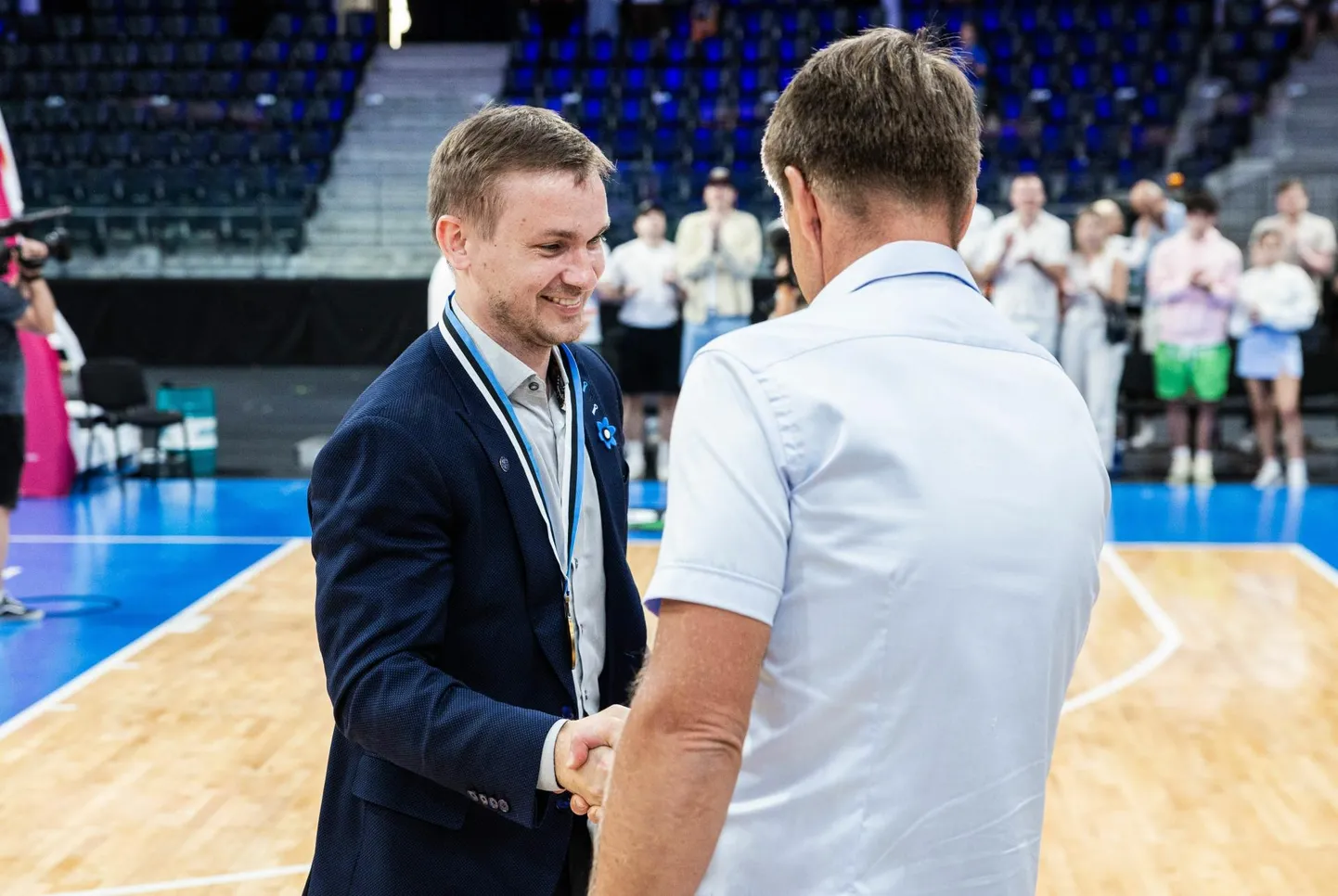 BC Kalev/Cramo peatreener Heiko Rannula saab meistrikulla kaela kolmandat aastat järjest.