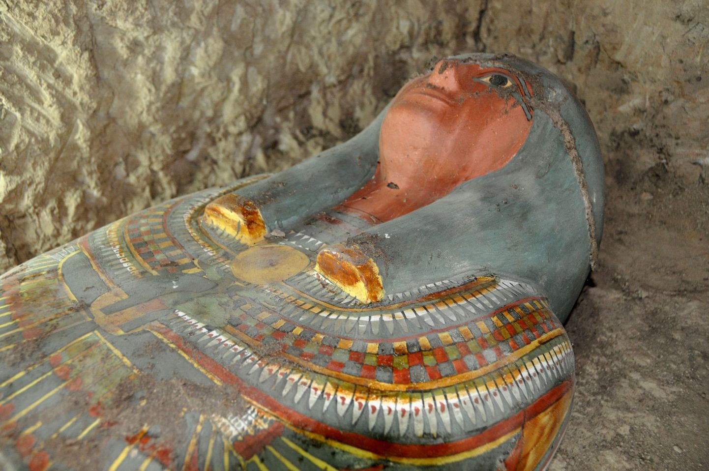 Hispaania arheoloogid leidsid Luxori lähedalt sarkofaagi muumiaga